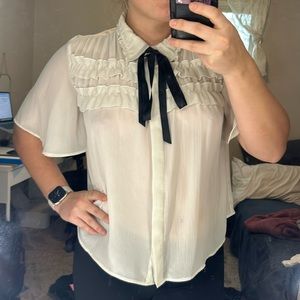Zara Short Sleeve Blouse